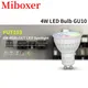 Ata boxer AC86-265V 4W LED Ampoule FUT103 GU10 Dimmable LED Lampe Lumière RGB + Blanc Chaud + Blanc