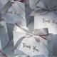 Mini sac cadeau créatif en marbre gris boîtes à chocolat en papier pour fête préChristophe