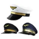 Casquette d'aviation de mode chapeau de capitaine octogonal casquette réglable avec Badge chapeau