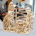 Puzzle mécanique en bois 3D pour enfants et adultes kits de modèles de construction course de