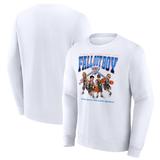 Men's Fanatics Branded White Fall Out Boy x Oklahoma City Thunder So Much For (2our) Dust Fleece Pullover Sweatshirt