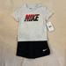 Nike Matching Sets | Nike Boys Outfit Size 3t | Color: Black/Gray | Size: 3tb