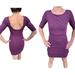 Free People Dresses | Free People Xs Mulberry Stretch Textured Cotton Blend Sheath Mini Dress | Color: Purple | Size: Xs
