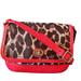 Coach Bags | Coach Bag Ocelot Cloth + Red Leather, Animal Print, Crossbody Rare | Color: Black/Red | Size: Os