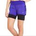 Athleta Shorts | Ladies Athleta 2in 1 Shorts | Color: Black/Purple | Size: Xs