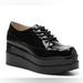 Jessica Simpson Shoes | Jessica Simpson Espira Platform Loafers Euc Size 9 | Color: Black | Size: 9