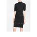 Zara Dresses | New Zara Knit Mock Neck Dress M | Color: Black | Size: M
