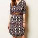 Anthropologie Dresses | Anthropologie Holding Horses Mira Ikat Western Dress Size Size 2 | Color: Black/Tan | Size: 2