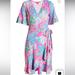 Lilly Pulitzer Dresses | - Isella Print Wrap Dress Lilly Pulitzer Prosecco Pink Seeing Things | Color: Blue/Pink | Size: M