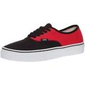 Vans Classic Slip On, Herren-Sneaker, Rot/Schwarz, 44 EU