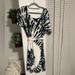 Torrid Dresses | Nwt Torrid Tie Dye Asymmetrical Tshirt Dress! | Color: Black/White | Size: 2x