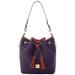 Dooney & Bourke Bags | Dooney & Bourke Pebble Grain Tasha Drawstring Shoulder Bag - Plum Wine | Color: Purple | Size: Os