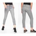 Athleta Jeans | Athleta ~ Sculptek Skinny Crop Jeans Grey Kenai Wash | Color: Gray | Size: 6