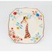 Anthropologie Dining | Anthropologie Lou Rota Nature Table Salad Plate Giraffe Dessert Snack Side 8 In | Color: White | Size: 8 Inch