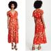 Free People Dresses | Free People Gorgeous Jess Wrap Dress | Color: Red | Size: S