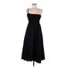 Old Navy Casual Dress - Midi Open Neckline Sleeveless: Black Solid Dresses - Women's Size Medium