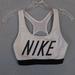 Nike Intimates & Sleepwear | Nike Sports Bra Womens Small Black White Classic Logo Running Workout Gym | Color: White | Size: S