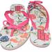 Kate Spade Shoes | Nwot Kate Spade Flip Flops, De Couleur Rose Femme Sandals Size 7 | Color: Pink/White | Size: 7