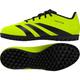 adidas Unisex 24 Club Turf Sneaker, Team Solar Yellow/Black/Solar Red, 13 Women/12 Men
