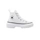 CONVERSE Chuck Taylor All Star Lugged Lift Sneaker, White/White/Black, 11.5 UK Child