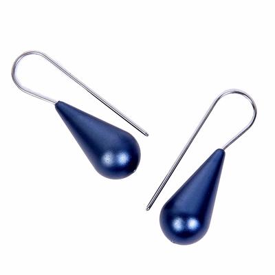 Paar Ohrhänger DEMARIE "eloxiertes Aluminium", Damen, Gr. ONE-SIZE, Metall, blau, Ohrringe Image
