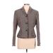 Elie Tahari Jacket: Short Brown Jackets & Outerwear - Women's Size Large
