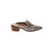 Chinese Laundry Mule/Clog: Tan Snake Print Shoes - Women's Size 9