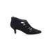 Rockport Heels: Black Print Shoes - Women's Size 6 1/2 - Almond Toe