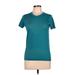 Lululemon Athletica Active T-Shirt: Teal Activewear - Women's Size 10