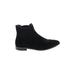 Rebecca Minkoff Ankle Boots: Black Solid Shoes - Women's Size 7 - Almond Toe