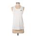 Nike Active Tank Top: White Activewear - Women's Size X-Small