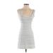 Jonathan Martin Casual Dress: Gray Dresses - Women's Size Small