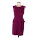 CATHERINE Catherine Malandrino Cocktail Dress - Popover: Burgundy Dresses - Women's Size 6