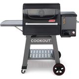 Coleman Cookout 1000 Pellet Grill with 1035-Sq. In. Total Cooking Surface, LED Digital Controller and 2 Meat Probes, Black/Gray