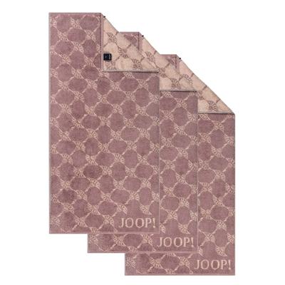 JOOP! Handtuch 3er Pack 'Classic / Infinity Signature' Baumwolle Rosa Cornflower Image