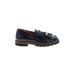 Stuart Weitzman Flats: Slip-on Chunky Heel Classic Blue Solid Shoes - Women's Size 7 - Almond Toe
