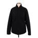 Arizona Jean Company Track Jacket: Mid-Length Black Print Jackets & Outerwear - Women's Size X-Large