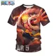 T-shirt à manches courtes One Piece Anime Figure pour hommes impression 3D Luffy Gear 5 t-shirts