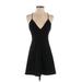 BCBGeneration Casual Dress - Mini: Black Solid Dresses - Women's Size 0
