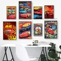 Affiche de klaxon de voitures auto-arina papier d'art imperméable L-Rains autocollant McQueen