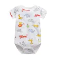 Body neonato neonato abbigliamento manica corta 3-24 mesi 100% cotone abbigliamento bambino