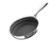 Nonstick Frying Pan 316L Medical Antibacterial Stainless Steel Pan 28/30/32cm Kitchen Nonstick