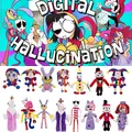 22pcs The Amazing Digital Circus Plush Pomni Jax Stuffed Anime Plushie Theater Rabbit Cartoon Toys