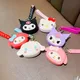 Kawaii Sanrio Keychain Cute Cartoon Hello Kitty Kuromi My Melody Silicone Wallet Bluetooth Headset