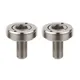 2pcs Bike Crank Bolts Ti Alloy Screws For Bicycle Square Hole Axle 21g M8x15mm Bracket Crank Screw