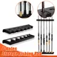 6 Hole Fishing Rod Storage Rack Durable Fishing Rod Holder Rod Holder Wall Mounted Modular Plastic