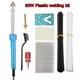 Portable 80W Car Plastic Welding Hot Iron Stand and Wire Brush Repair Kit Auto Bumper Dashboard