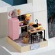 Mini Miniature Doll House DIY Small House Kit Making Room Toys Wooden Craft Home Bedroom Decorations