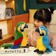 Simulation Plush Toy Parrot Bird Plush Stuffed Doll Children's Toy Cute Animal Birthday Toy