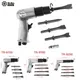 9150/9250 Pneumatic Air Hammer Gun 4/5pcs Hard Steel Rivet Gun Solid Impact Head Pneumatic